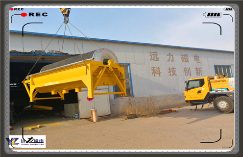 磁選機，永磁筒式磁選機，xctb—1050×1000半逆流型濕式弱磁場永磁筒式磁選機