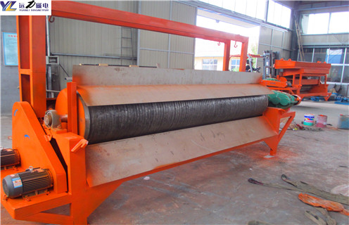 永磁磁選機，永磁磁選機優質的脫水槽配置利於精選_能用多長時間結構圖_永磁磁選機優質的脫水槽配置利於精選磁場分布圖 