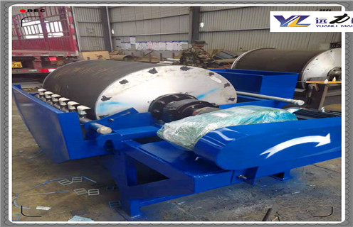 半逆流河沙磁選機，寧夏半逆流河沙磁選機的場強_結構工作原理圖_寧夏半逆流河沙磁選機的場強如何調整及工藝流程圖