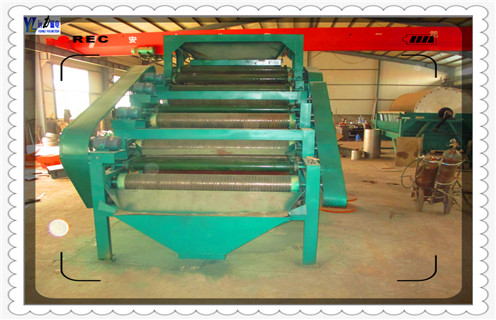 濕式磁選機，半逆流濕式磁選機主要針對什麽情況下使用_釩鈦鐵礦半逆流濕式磁選機主要針對什麽情況下使用型號參數及磁場強度