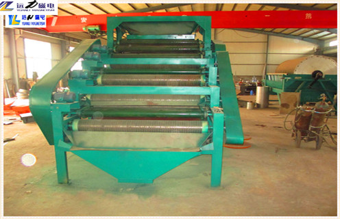 輥式磁選機，遼寧輥式磁選機及工作原理_遼寧輥式磁選機分選運行視頻